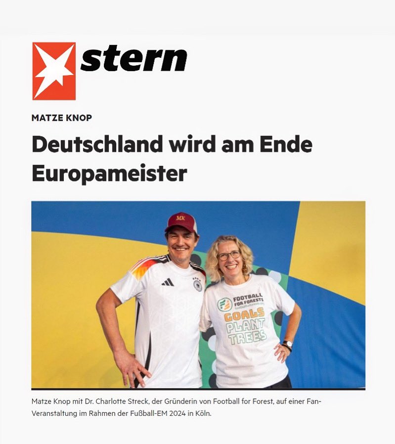 Football for Forests tweet media