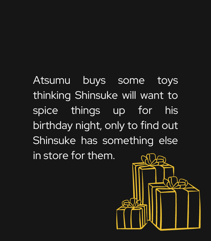 HAPPY KITA DAY! 🎉

—a pleated treat

🖤 #atsukita
🖤 rated e
🖤 birthday sex &amp; kita in a skirt
🖤 3.8k words 

my day 5 (free day) submission for #NSFWKitaWeek2024 <a href="/kitaweek2024/">Kita Week 2024 | THANK YOU FOR PARTICIPATING!!</a> 

⬇️ link below