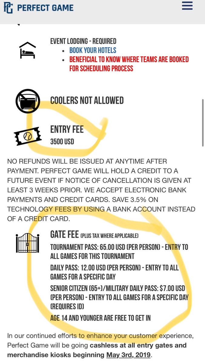 FoulPoleMedia's tweet photo. Parents/kids are being sold a dream while Daddy PG makes millions. If my Math adds up 463 Teams at 3,500 per team is $1,620,500 for the PG elites. Not to mention the Hotel kick backs. https://t.co/zZk977SgFX