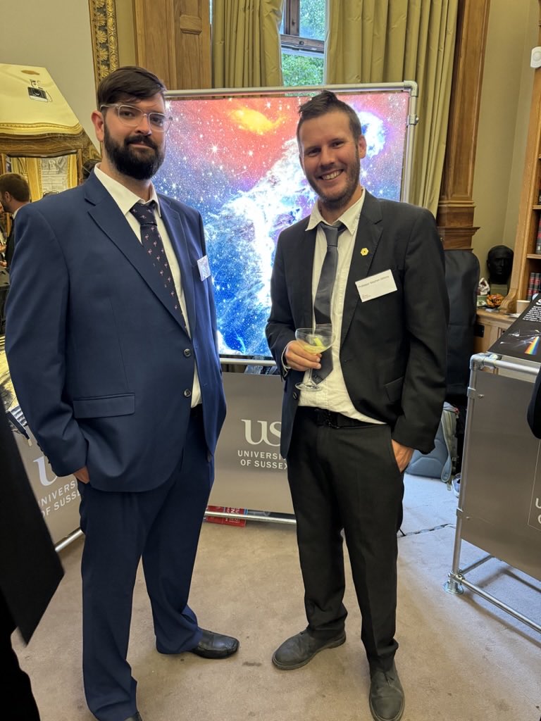 Michael Luck (@michaelluck) on Twitter photo … and did I mention that <a href="/stewilkins/">stephen wilkins</a> of <a href="/SussexUni/">University of Sussex</a> <a href="/PhysicsAtSussex/">Physics at Sussex</a> (here with <a href="/WillJRoper/">William Roper</a>) was also at the <a href="/royalsociety/">The Royal Society</a> summer exhibition, with the James Webb Space Telescope exhibit, focussing on alien planets, the formation of the first black holes, and where stars are born! … and did I mention that <a href="/stewilkins/">stephen wilkins</a> of <a href="/SussexUni/">University of Sussex</a> <a href="/PhysicsAtSussex/">Physics at Sussex</a> (here with <a href="/WillJRoper/">William Roper</a>) was also at the <a href="/royalsociety/">The Royal Society</a> summer exhibition, with the James Webb Space Telescope exhibit, focussing on alien planets, the formation of the first black holes, and where stars are born!
