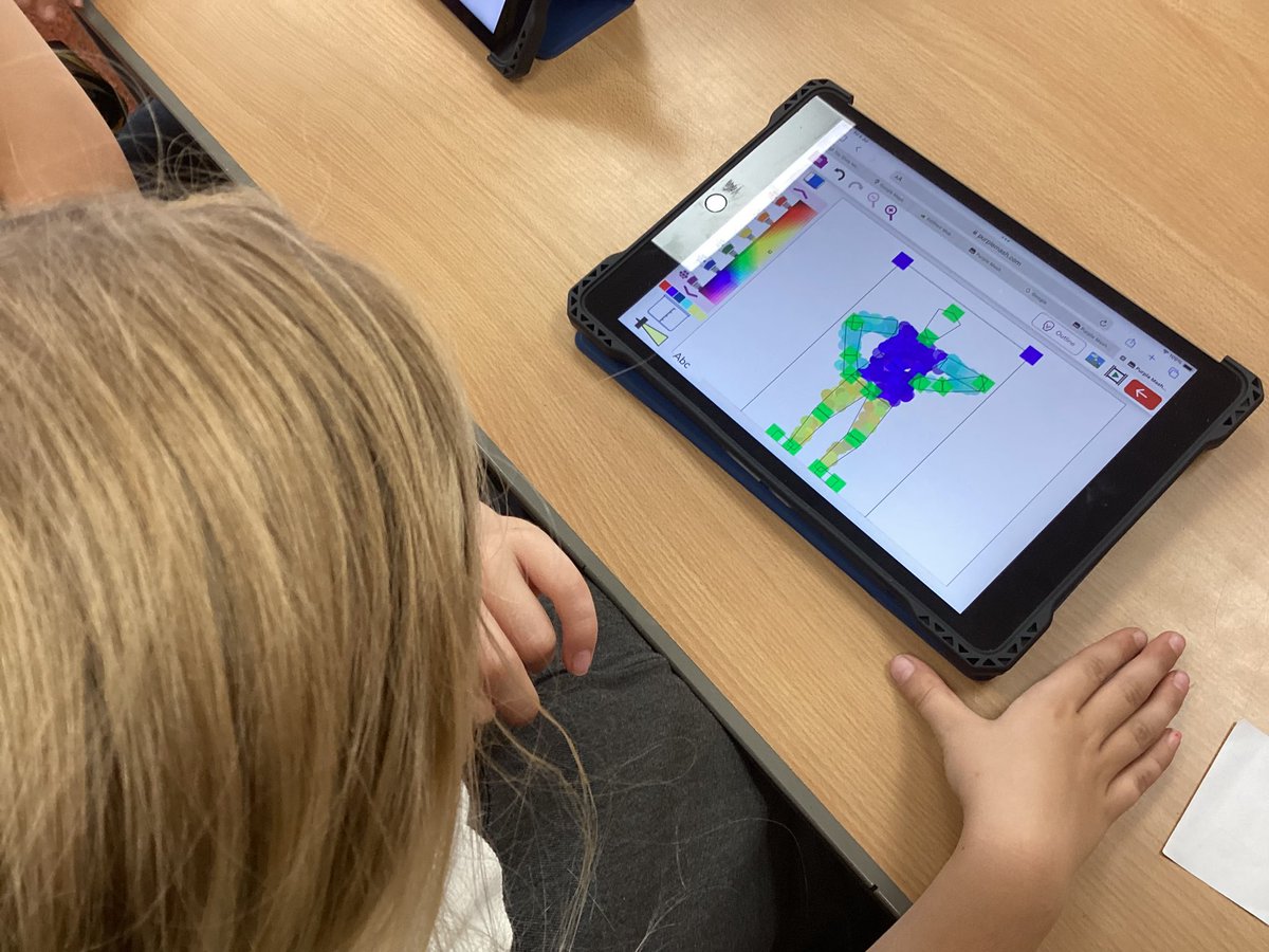 4StHerberts's tweet image. We have been exploring pointillism on the iPads today! #stherbertscomputing