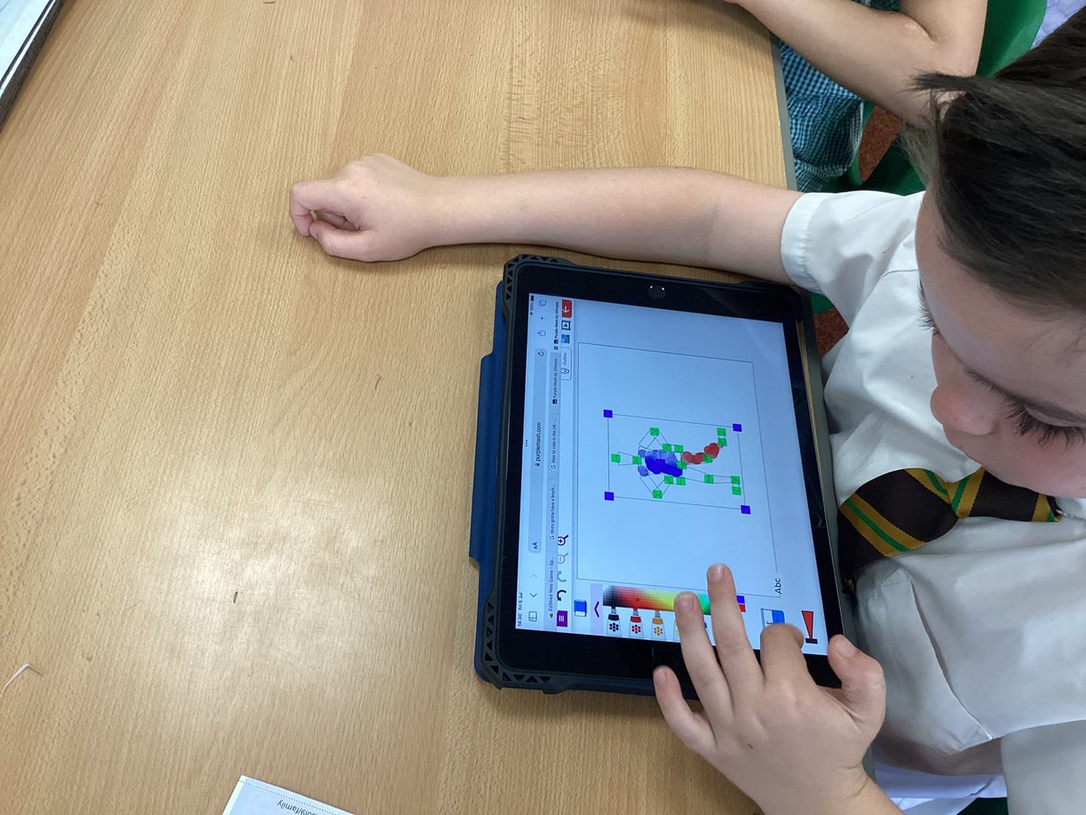 4StHerberts's tweet image. We have been exploring pointillism on the iPads today! #stherbertscomputing