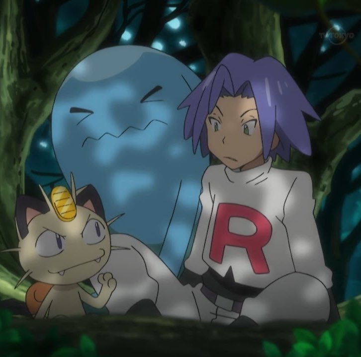 DailyJamesTeam1's tweet photo. Hidden in the foliage of a tree 🌳 🍃
#ロケット団 #anipoke #アニポケ #Pokemon #TeamRocket #コジロウ https://t.co/Wr71t1cLdf