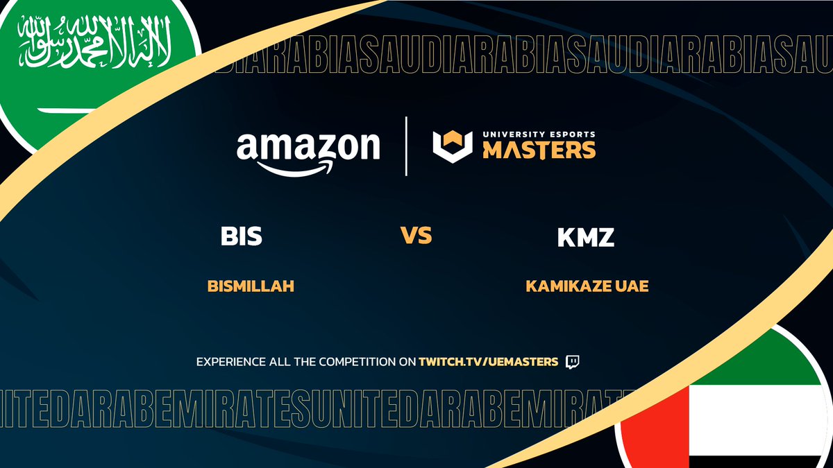 uemasters's tweet image. 🏆 UEM MENA 24 LEAGUE OF LEGENDS GRAND FINAL 🏆

🇸🇦 Bismillah VS Kamikaze UAE 🇦🇪

🎙️ @MoonCasts 
🎙️ @Typ1calPlayer 

Find out at ➡️ twitch.tv/uemasters