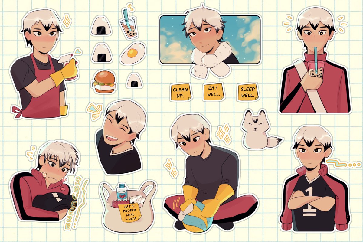 #KitaWeek2024 <a href="/kitaweek2024/">Kita Week 2024 | THANK YOU FOR PARTICIPATING!!</a> some sticker designs for kita's birthday!