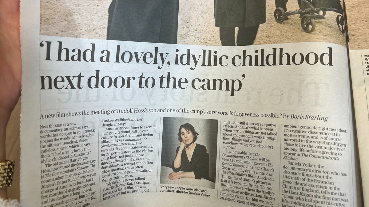 What a pleasure to see <a href="/CommandantShdw/">The Commandant's Shadow</a> in the newspaper today. Another reminder to celebrate the exceptional film fully posted at <a href="/directorscutuk/">Directors Cut Films</a> . #WarnerBrosDiscovery #TheDailyTelegraph #TheCommandantsShadow