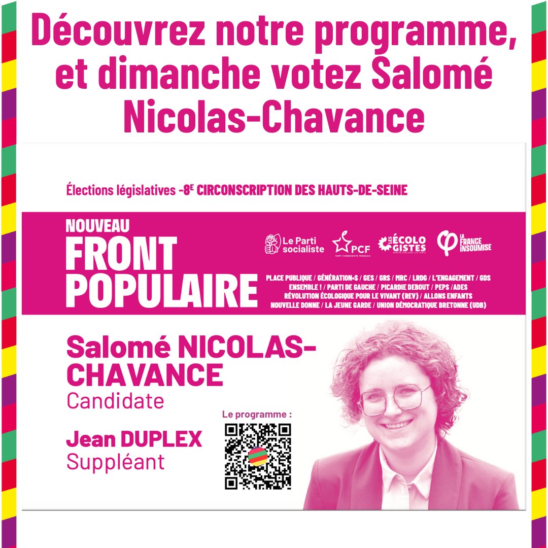 Apaiser,
Réparer,
Protéger.

Dimanche, votez pour une candidate jeune, ancrée localement, qui défendra un programme ambitieux destiné à améliorer nos vies:
@salome_NC !

#chaville #sevres #meudon #vaucresson #villedavray #marneslacoquette