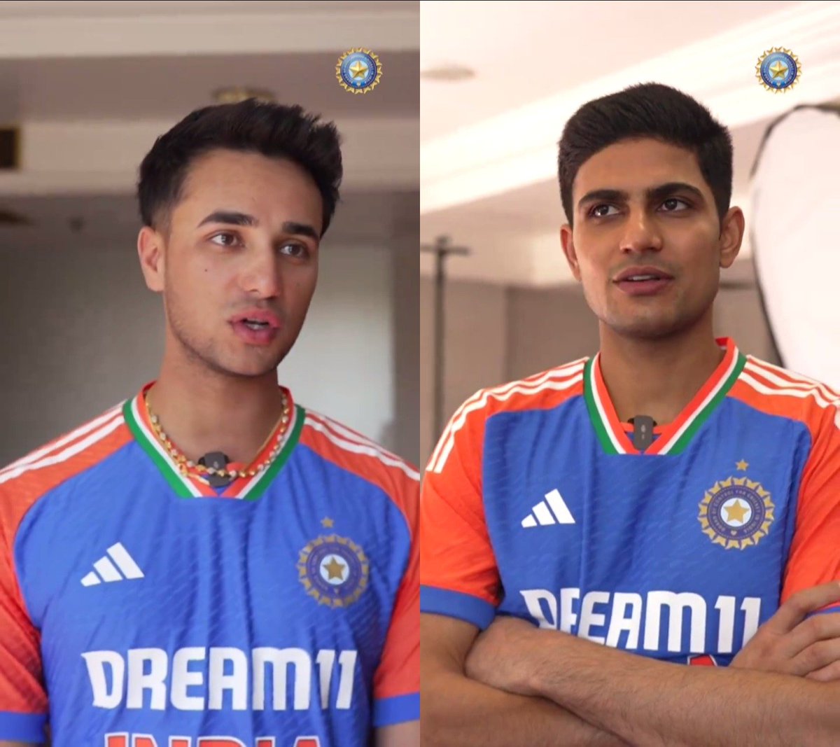 mufaddal_vohra's tweet photo. Shubman Gill confirms he and Abhishek Sharma will open for India tomorrow against Zimbabwe. https://t.co/YSgrIcdcGW