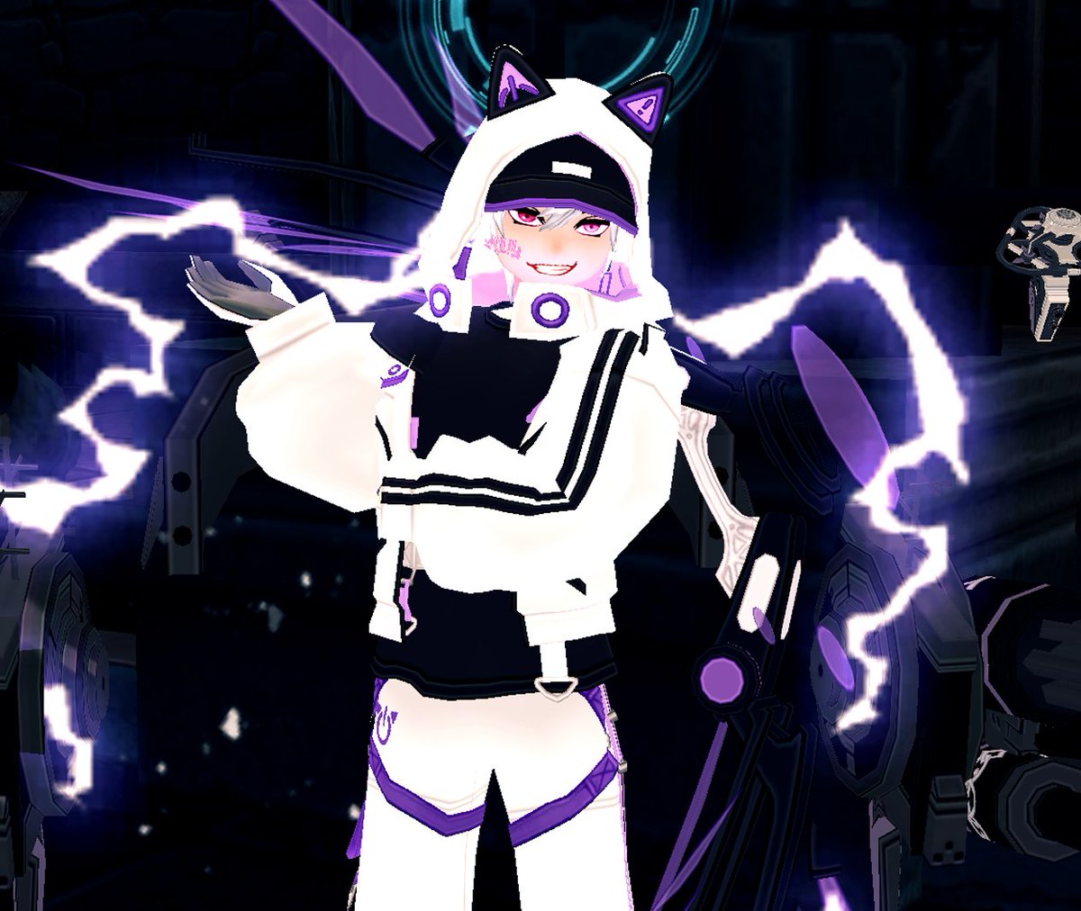 이번 의장 정말 놓칠 수 없었어...
고양이 귀 후드 해커면 당연히 ▼