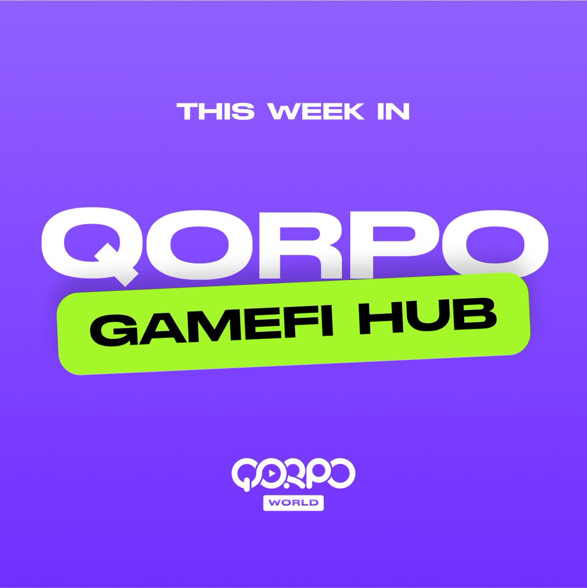 QORPOworld's tweet image. This Week in QORPO GameFi Hub on @‌Cointelegraph!

Jump into the content that QORPO is bringing to our GameFi Hub. Check out this week's articles in the thread below.