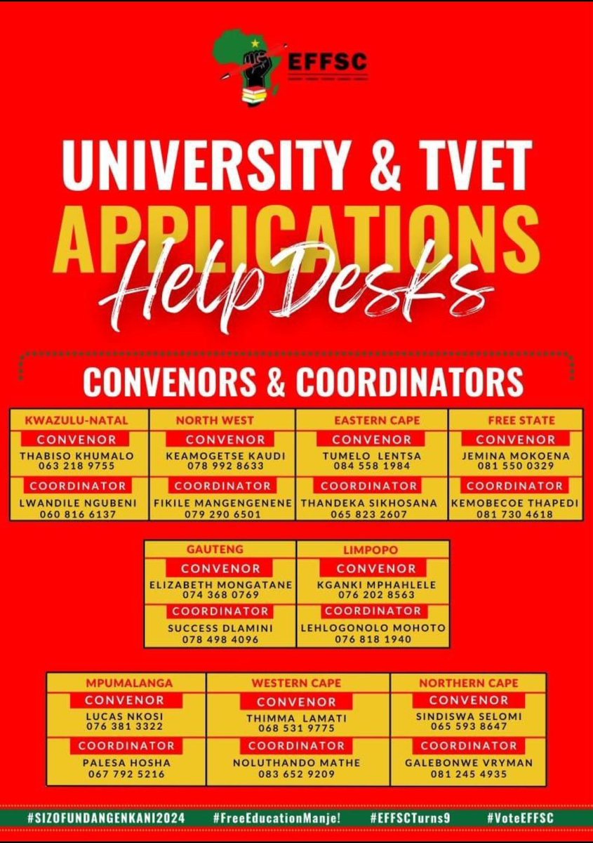 FcMmabatho's tweet photo. Dear prospective Tertiary Student, 

Kindly take note of the following: https://t.co/8W3yXGJEsS
