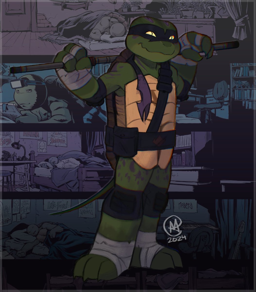 Donatello! 🧬🐢 #tmnt #tmntgs #genesplicedau, image size:1053x1200