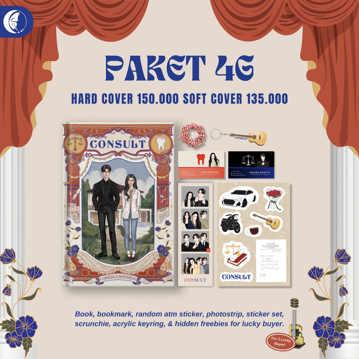 cloudyyskyygo's tweet photo. 🇲🇾 MY G.O | CONSULT BY @ceachiesca @ChokoPublisher
Paket 4G
HC : RM58
SC : RM54
Paket GBK
HC : RM55
SC : RM51
Paket Kenko
HC : RM51
SC : RM47
☁️ Exclude EMS & local postage (pay when readyship to 🇲🇾)
Order here:
https://t.co/kDcdOi3XfT
Due: 16 July,11pm
#novelau #autwitter https://t.co/AKJ1hD3I2z