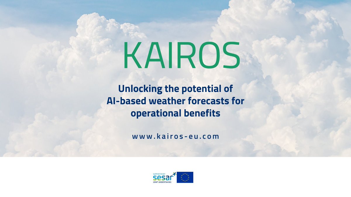 KAIROS_project_'s tweet image. 💡If you&apos;re not yet familiar with the @KAIROS_project_, this will give you the main information about our #research &amp;amp; objectives.

🤓Already a #KAIROS enthusiast? Retweet to help more people know how #AI-based #weather forecasting can bring operational benefits in #aviation.