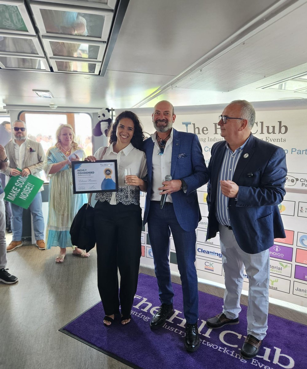 Chamberlaine Cleaned Up! 🧹✨

Congrats to Liliana Ramos for her Apprentice of the Year award and Brian Alegria for his Rising Star award at The Hill Club Summer Thames Cruise!

Kudos to the HSEQ Department for their Innovation in Sustainability award!

Proud of #TeamChamberlaine