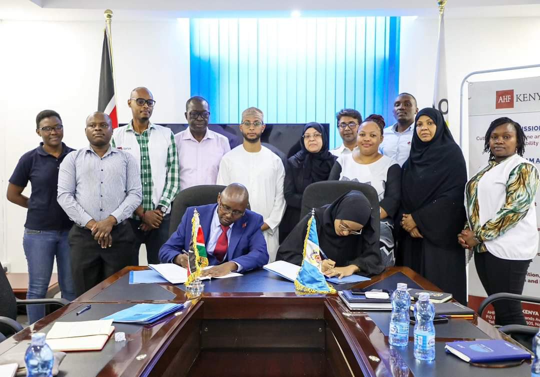 ahfkenya's tweet photo. AHF-Kenya has today signed a memorandum of understanding with Mombasa County Government.
The renewal of the MoU affirms our commitment to the fight against HIV/AIDS pandemic &amp;Tuberculosis in the county since inception in 2007.@AIDSHealthcare @ahfafrica https://t.co/Pj0zW6QtBR