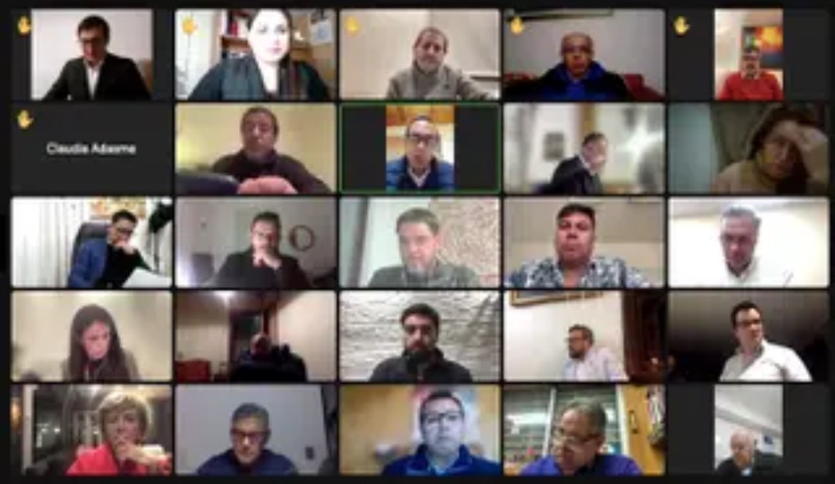 PATÉTICO 

Evelyn Matthei a los candidatos de chilevamos en reunión por zoom: 
“Prometan nomás, prometan, porque nada genera más adhesión que la seguridad”