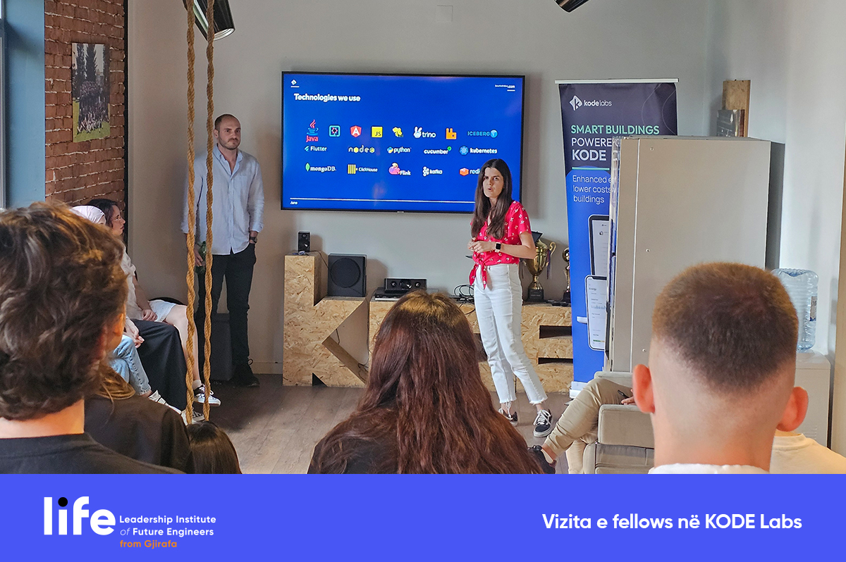 Vizita e radhës me fellows në kompanitë partnere të LIFE-it është organizuar në kompaninë KODE Labs.
