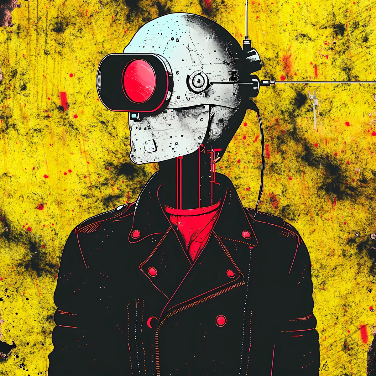LuvcraftArt's tweet photo. Two new pieces are now available on objkt: Asparint and Jakalin

https://t.co/VLa1jgg6yI

#beyondhumanity #objkt @objktcom #grunge #mixedmedia https://t.co/InW5cqbBxO