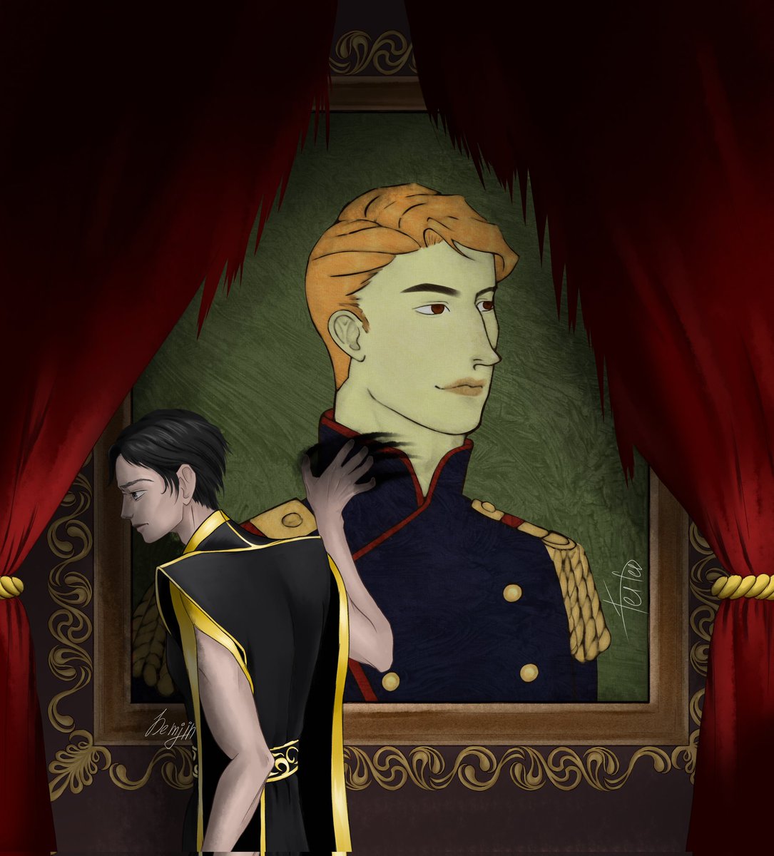 _demjin13's tweet photo. #darkling #darklingfanart #darkolai #nikolailantsov #nikolailantsovfanart #Art #digitalart #kollaboration #kingofscars #kingofscarsfanart #sixofcrows #ruleofwolves  #leighbardugo #bookart #либардуго #правлениеволков #корольшрамов #дарклинг #николайланцов  #гришаверс  #дарколаи https://t.co/J5ckECFUmR