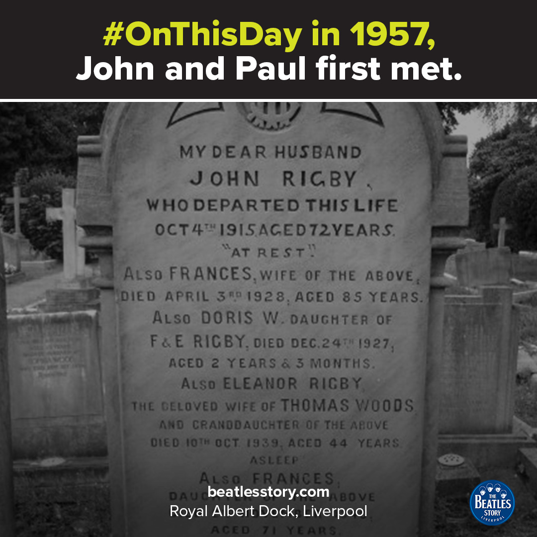 beatlesstory's tweet image. Happy #McLennonDay!

6th July 1957 was the day that @johnlennon and @PaulMcCartney met for the first time! 🤩

It was a Saturday afternoon and Paul visited the Woolton Village Fete with his friend Ivan Vaughan, to watch John’s skiffle group, The Quarrymen🎶