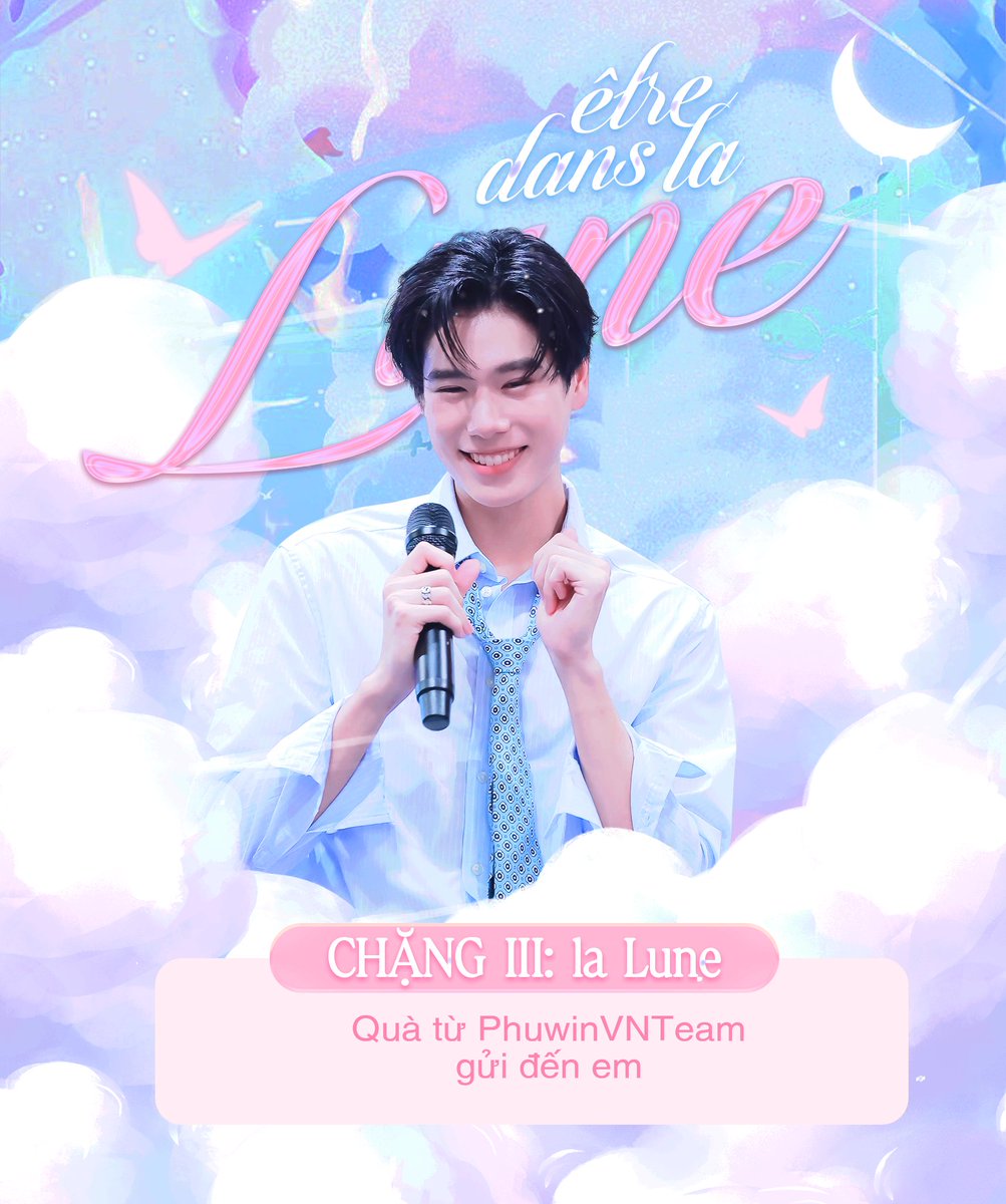 PhuwinVNTeam's tweet photo. ÊTRE DANS LA LUNE - PHUWIN's 21st BDAY PROJECT 🌙

Chặng 3: La Lune, quà từ Phuwin VN Team gửi đến em.

Để khép lại project, team đã chuẩn bị 2 món quà nhỏ cho em: money bouquet hình mặt trăng &amp; donate dự án Nuôi Em Mộc Châu dưới tên Phuwintang.

Từ Phuwin VN Team. https://t.co/GDI8kMxg2t
