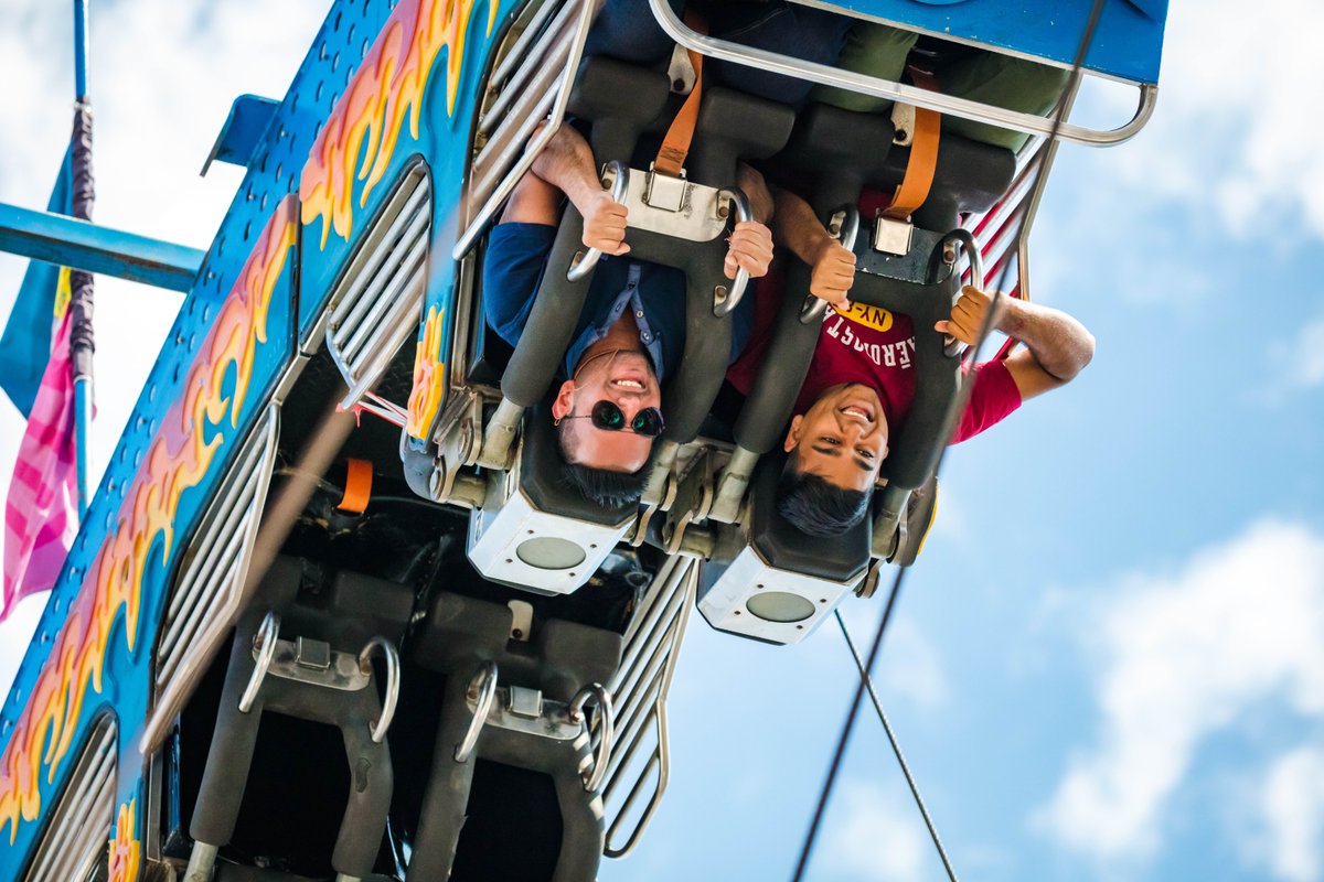 Keep the good vibes going and head over to the State Fair Meadowlands! 🎢

Tickets must be purchased online and in advance at njfair.com