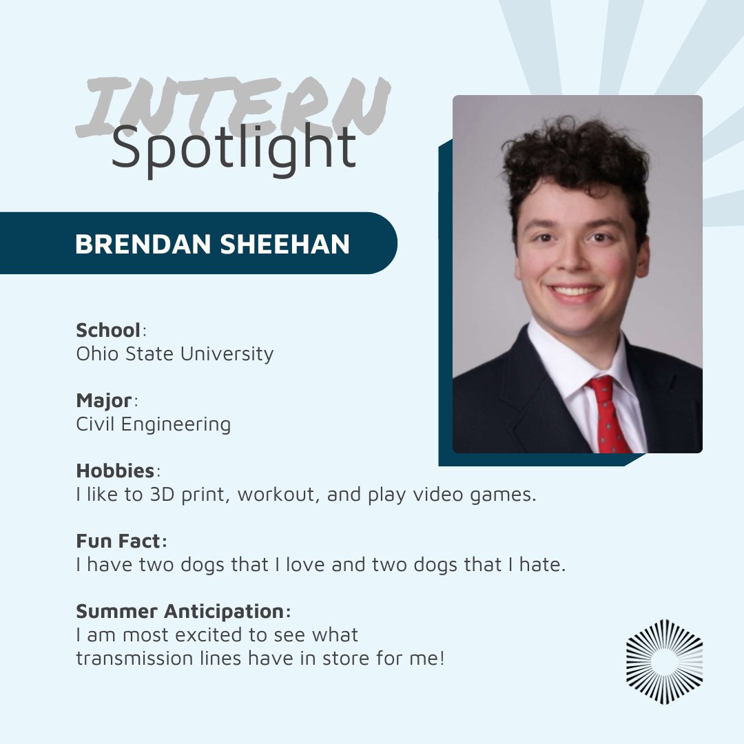 Commonwealth_HQ's tweet image. ✨ Intern of the day! ✨ 

Brendan Sheehan is one of our Civil Engineering Interns! He a student at Ohio State University.  

Welcome to the team!  

#OneCommonwealth #AnythingButCommon #SummerInterns