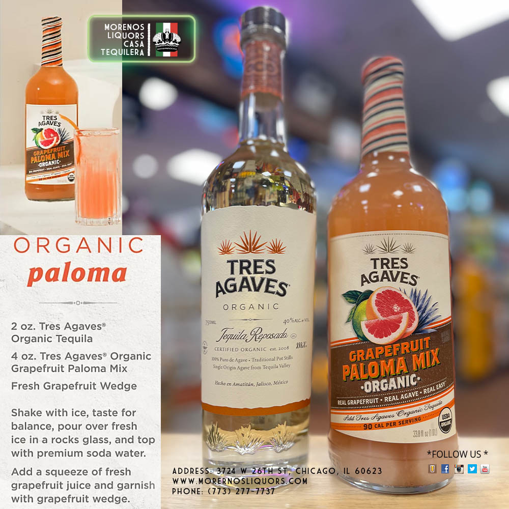 MorenosLiquors's tweet image. Looking for a fresh, organic Grapefruit #margarita recipe that gets you from ingredients to 'ahhhh' in a snap? 
I
#coctail #chicago #lavillita #LittleVillage #thewindycity #liquorstore #chicagoliquorstore #explorechicago  #agave #agaveproducts #tequilareposado @TresAgaves
