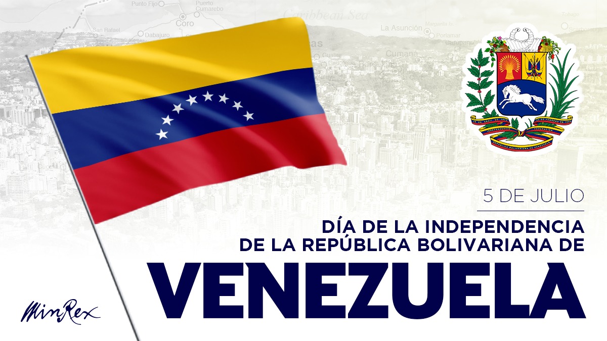 PensarAmericas's tweet photo. Un día como hoy, de 1811, se firma en #Venezuela🇻🇪 el Acta de Independencia del yugo colonial español.

La Patria de Bolívar y del Comandante Chávez arriba a un aniversario más de su liberación nacional. Suman 213 años de permanente lucha por la soberanía y el antiimperialismo. https://t.co/LCnJaQA6Wq