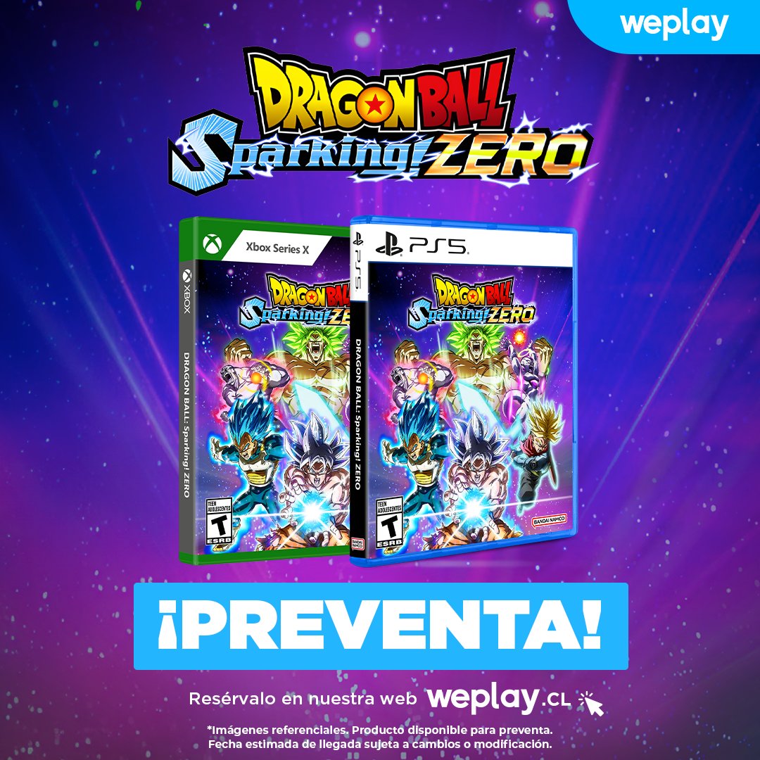 weplaystore_cl's tweet image. [#PREVENTA] 🔥 ¡Atención, #Saiyajins! La preventa de #DragonBall #SparkingZero ya está disponible en weplay. ¡Reserva ahora y desata tu poder! 🐉 Asegura tu preventa en nuestra web 🌐 bit.ly/wp-DBSZ #WeplayStore
