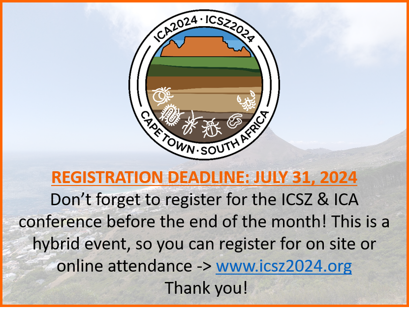 charlene (@cjanion) on Twitter photo If you are interested in soil biodiversity, please check out icsz.org to register for this hybrid event, 26-29 August, Cape Town, South Africa. <a href="/theGSBI/">Soil Biodiversity</a> If you are interested in soil biodiversity, please check out icsz.org to register for this hybrid event, 26-29 August, Cape Town, South Africa. <a href="/theGSBI/">Soil Biodiversity</a>