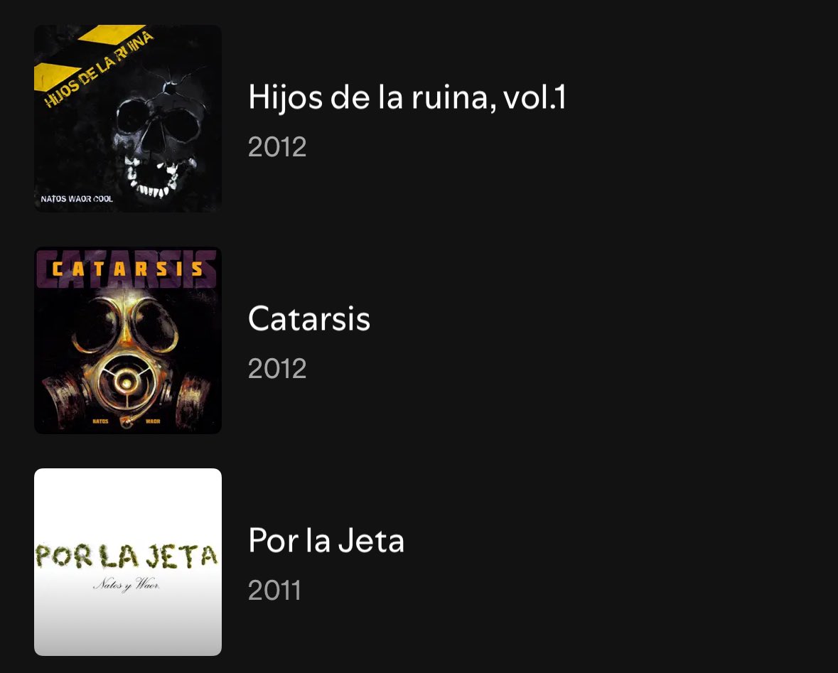 Hemos tardado, pero nuestras 3 primeras maquetas ya están en Spotify.