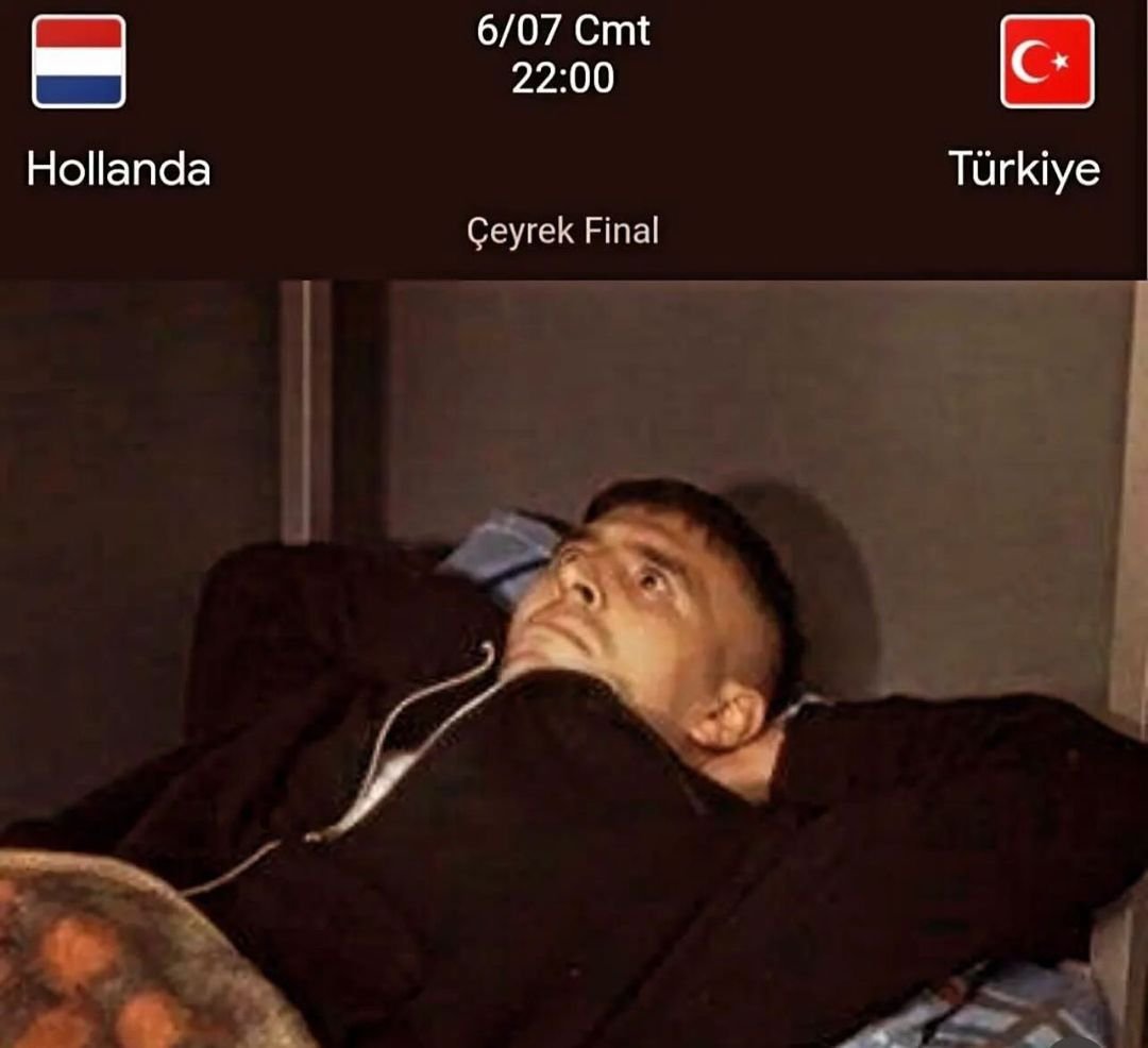 Türkiye-Hollanda maçına 24 saat kaldı.