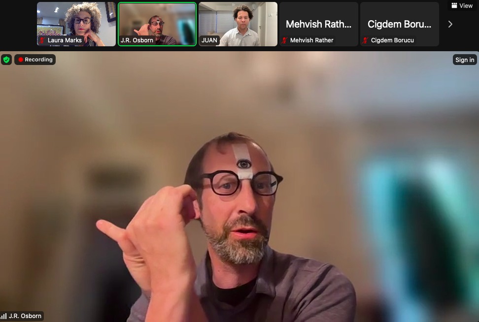 SMRN had another lively meeting on May 30, 2024. During this meeting, our members Masayuki, Radek, Juan, and Joff Bradley presented their research on the multiplicity of ahuman intelligences created through deterritorializing practices of sound making.

substantialmotion.org/news/item/illu…