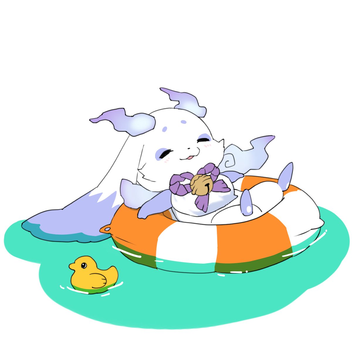 「#るんるんびじちかん 夏ちょま」|ねてるのイラスト