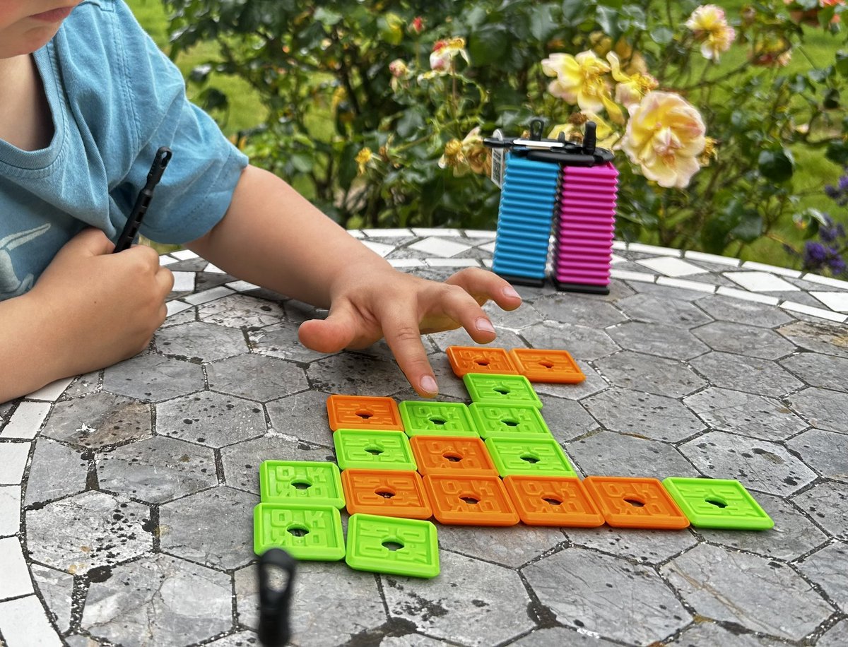 I love a game for breaking the ice and a bit of ad hoc assessment. Road testing this latest one today but fear I may have lost it to the little one 🙈. Anyone else have some great games for playing with their neuro clients?