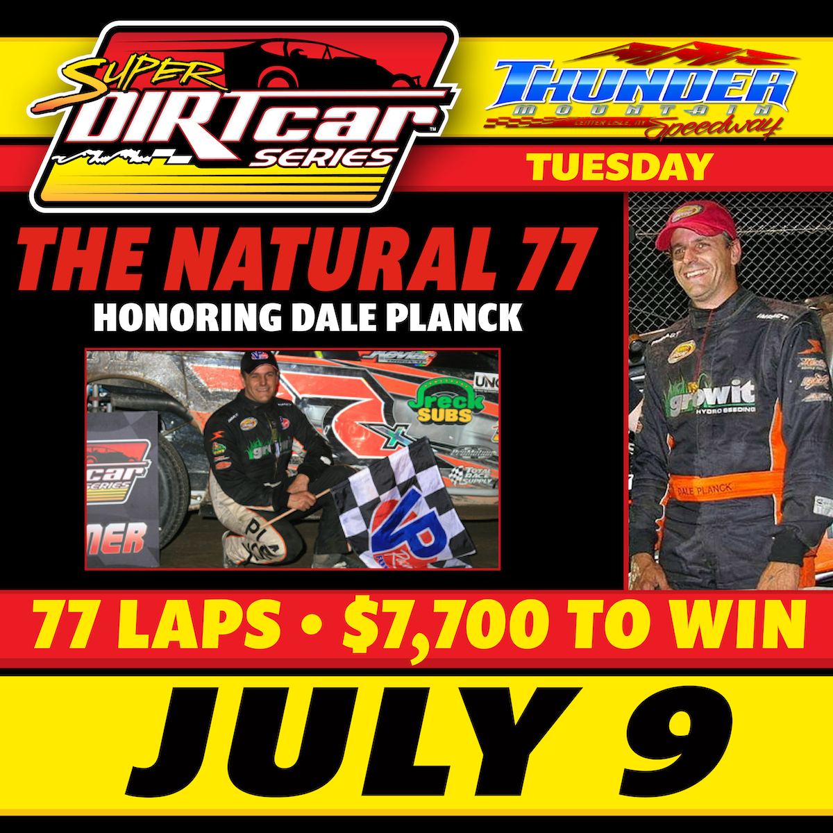 𝙉𝙀𝙓𝙏 𝙐𝙋: We make our debut at <a href="/thundermtnspeed/">Thunder Mountain Speedway NY</a> for the 𝙉𝙖𝙩𝙪𝙧𝙖𝙡 77 𝙃𝙤𝙣𝙤𝙧𝙞𝙣𝙜 𝘿𝙖𝙡𝙚 𝙋𝙡𝙖𝙣𝙘𝙠.