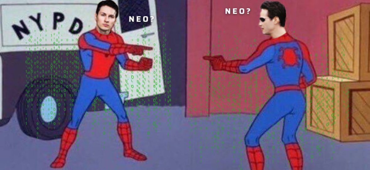 NeonTonMatrix's tweet image. $NEO or @durov ?