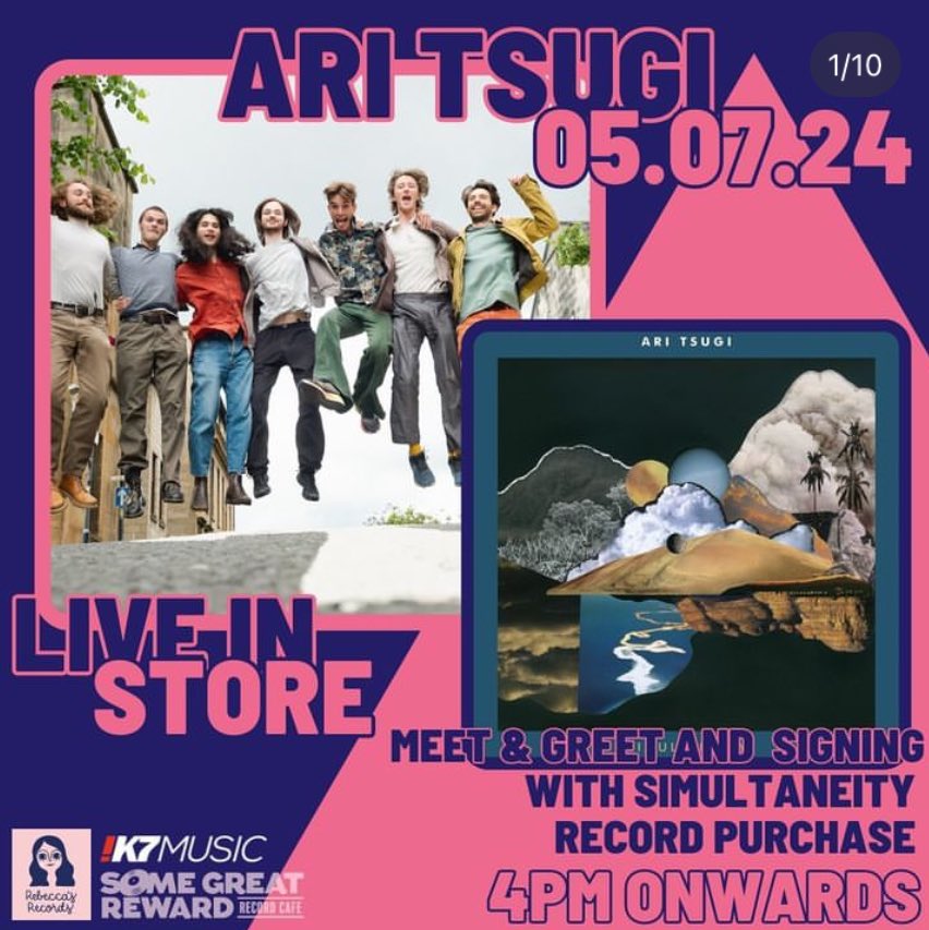 The sun’s just come out and I’m listening to the cosmic jazz sounds of Ari Tsugi wafting over from The Cooperage courtyard opposite the shop. They’re doing a live show at 4pm. 

Come down, grab a cold beer out the fridge and go and watch them.