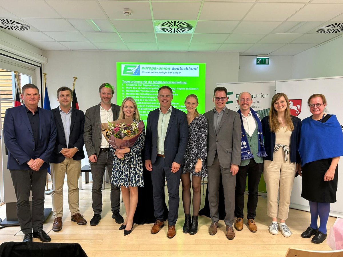 🆕 Unsere <a href="/EuropaUnionBXL/">Europa-Union Brüssel</a> hat einen neuen Vorstand gewählt, der in den nächsten zwei Jahren die Aktivitäten unseres Brüsseler <a href="/EuropaUnionDE/">@europaunion.bsky.social</a>-Verbandes im Einsatz für ein friedliches, freiheitliches und föderales Europa leiten wird. 🇪🇺👏

Details zum Personal sowie Statements. 👇