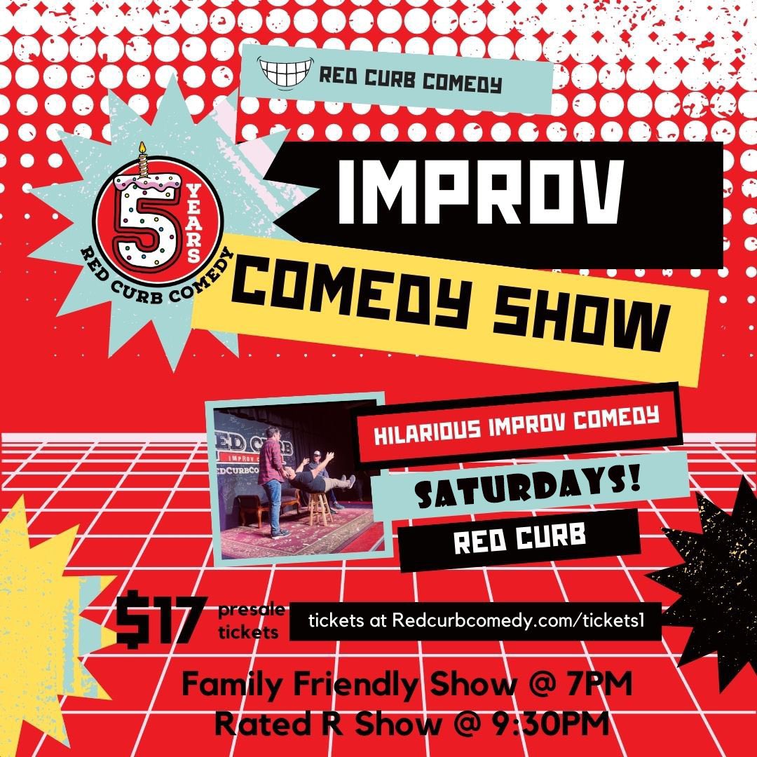 TONIGHT Fri. 6/5 at Red Curb Comedy!   Huge stand-up show! 

jetbook.co/e/comedy-junki…

redcurbcomedy.com

Then Sat. TOMORROW 6/6…

7p All Ages Improv:
jetbook.co/e/red-curb-imp…

9:30p Adults 16+ Improv:
jetbook.co/e/red-curb-imp…