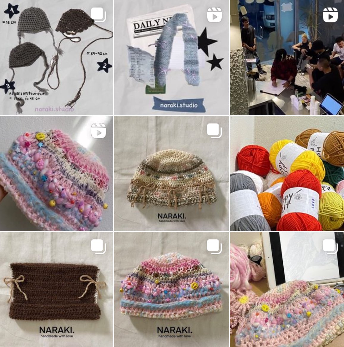 maneay08's tweet photo. ฝาก naraki studio ไว้ในใจด้วยนะคะ เราเป็นเด็กออกแบบที่ชื่นชอบการทำงานคราฟท์ค่ะ ช่วงนี้ชอบถักอะไรเล็ก ๆ น้อย ๆ แต่ปกติเราถักพวก หมวก กระเป๋า และทำเครื่องประดับนะคะ ถ้าสนใจแวะเข้ามาชมก่อนได้ทาง IG ค่ะ เร็ว ๆ นี้เรากำลังลงในแอปส้มอยู่ ฝากด้วยนะคะ https://t.co/8Av1PesRwB