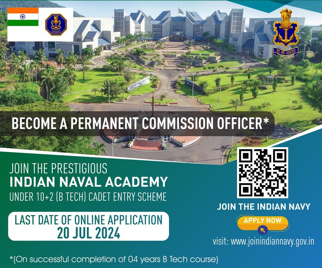 #ShapingFutureNavalLeadership
Are you excited to join the noblest of profession - 'Serving our Nation'. An #OceanofOppurtunitiesAwaits here <a href="/IN_NavalAcademy/">Indian Naval Academy</a>.

Become a permanent commission officer in <a href="/indiannavy/">SpokespersonNavy</a>.
Embark on a journey of #Duty #Honour &amp; #Courage. 
#ServeWithPride