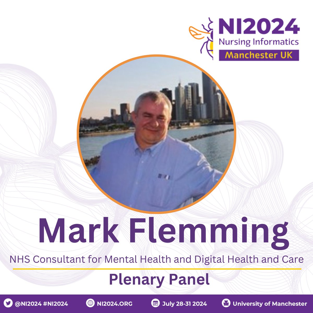 Mark Flemming is a plenary speaker at #NI2024! With a background in Mental Health Nursing and Digital Health, Mark’s work spans NHS to the Scottish Government. His focus? Clinical workflow, guidelines, documentation, and citizen engagement. 

Register now: loom.ly/Jk89lZA