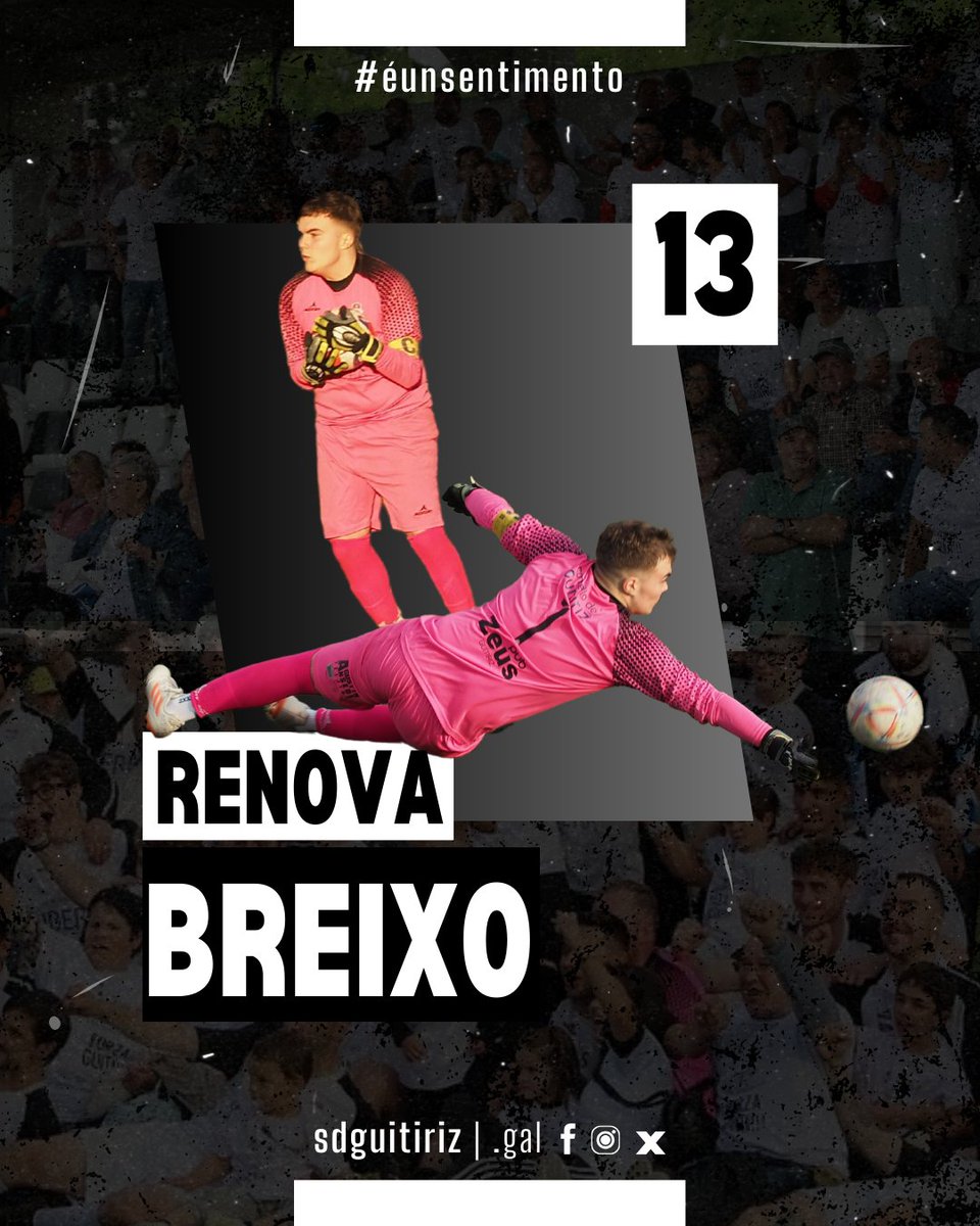 Presente e futuro para salvagardar as redes do #SusoCruz! ✋

Breixo, que remata a súa etapa #Xuvenil, pasará a formar parte do #PrimeiroEquipo, onde xa amosou a súa capacidade para asumir responsabilidades cunha brillante segunda volta.

Moita forza, Brei! 💪

#éunsentimento🤍