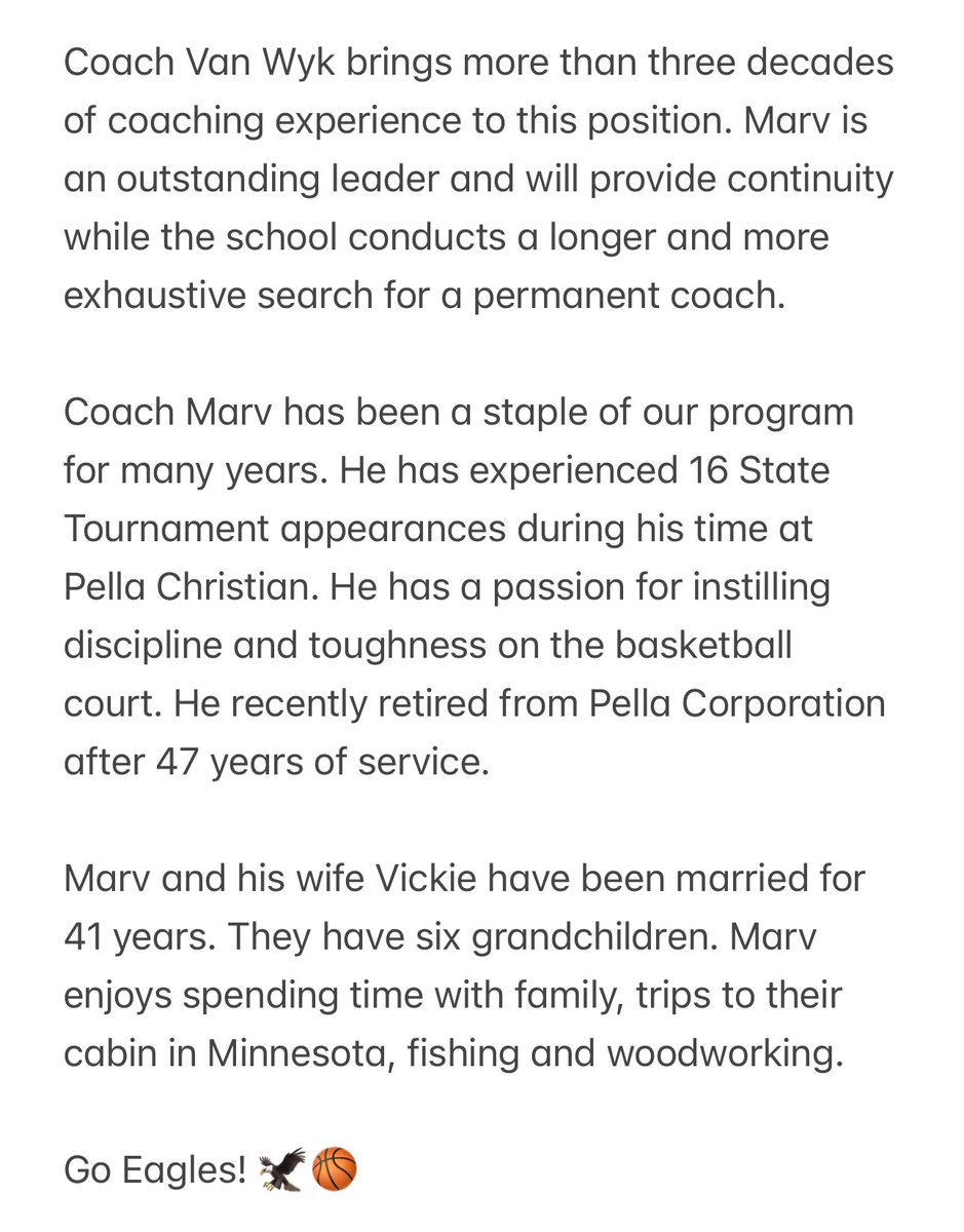 Pella Christian AD tweet media