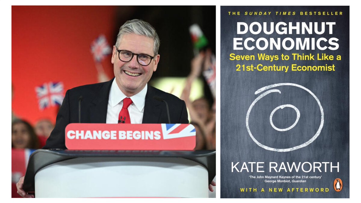 I gave Keir Starmer a copy of Doughnut Economics just 10 days before he became Labour Party Leader. So will the book make it onto his bookshelves in Number 10? More importantly: will policies for a regenerative &amp; distributive UK become real under this government?...