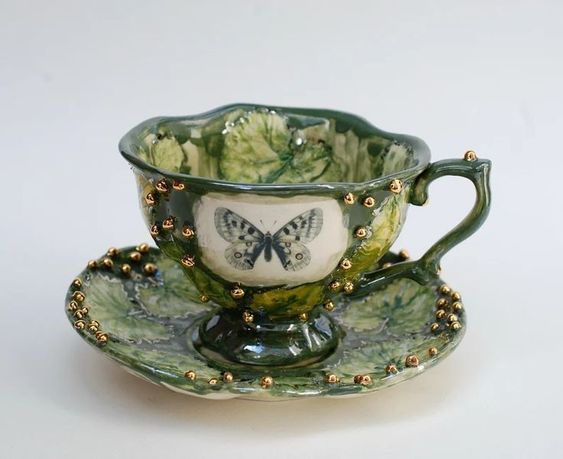 the details. the color. this cup &amp; saucer!