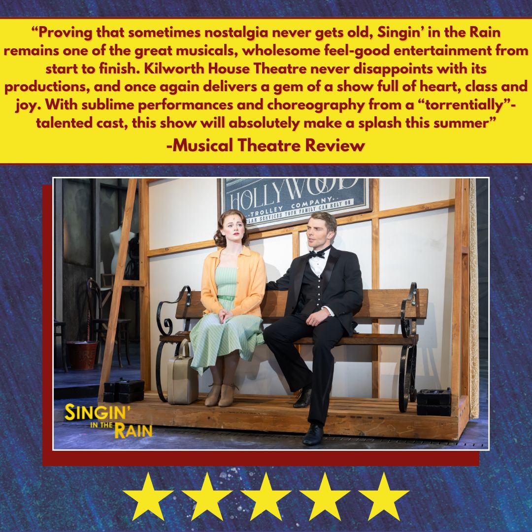 What a fantastic review of Singin' in the Rain by <a href="/MusicalTheatreR/">Musical Theatre Review</a> ⭐️⭐️⭐️⭐️⭐️

To read the full review, please visit: tinyurl.com/26wrpeu6
